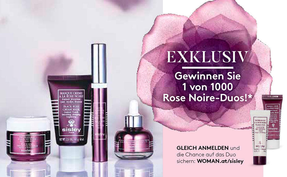 Digitales Sampling: die Schwarze Rose von SISLEY