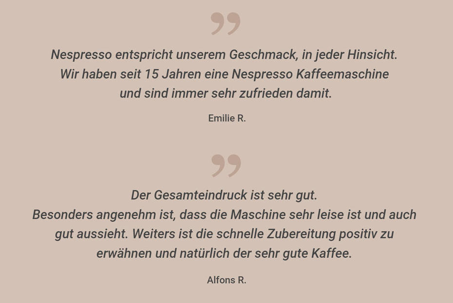 Bild: NESPRESSO / TV-MEDIA