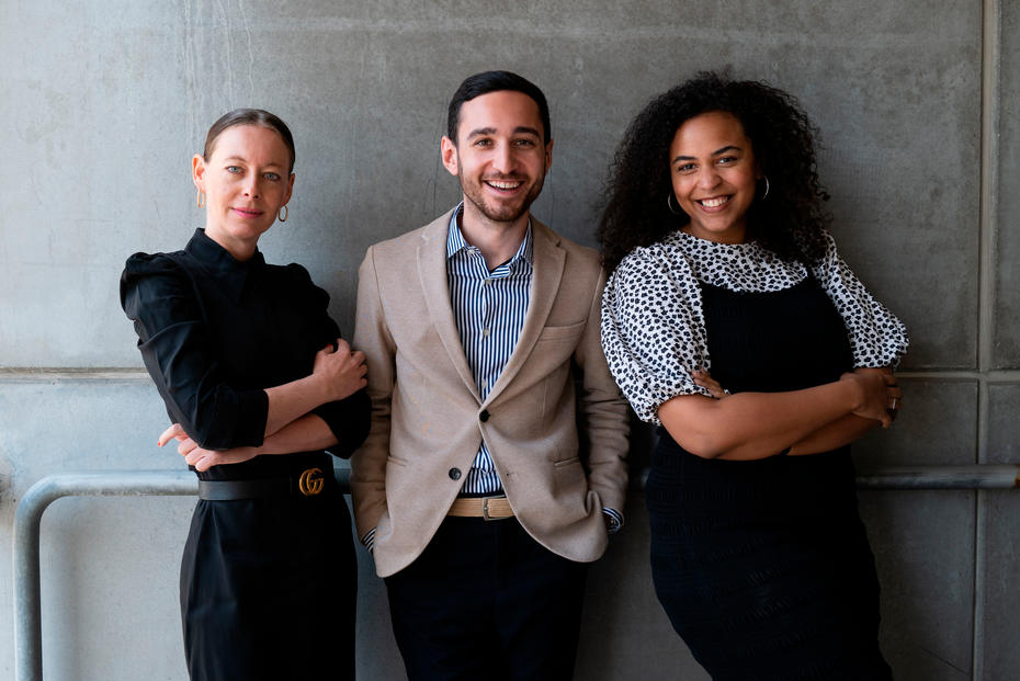 Bild: VGN Medien Holding WOMAN-Marketingteam: Kaiser, Gatscher & Asengua