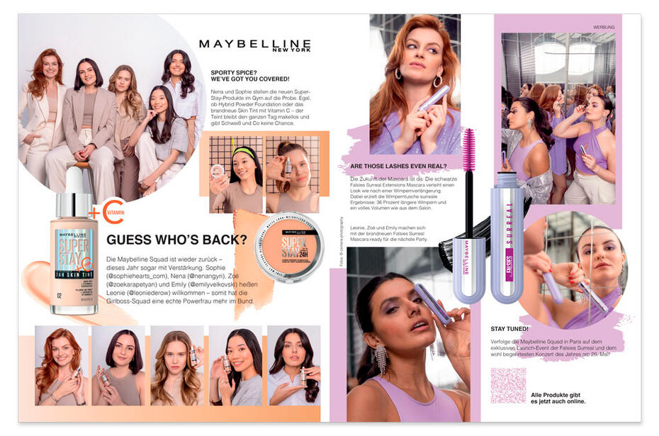 Bild: Maybelline New York / WOMAN / Cemera-Photography